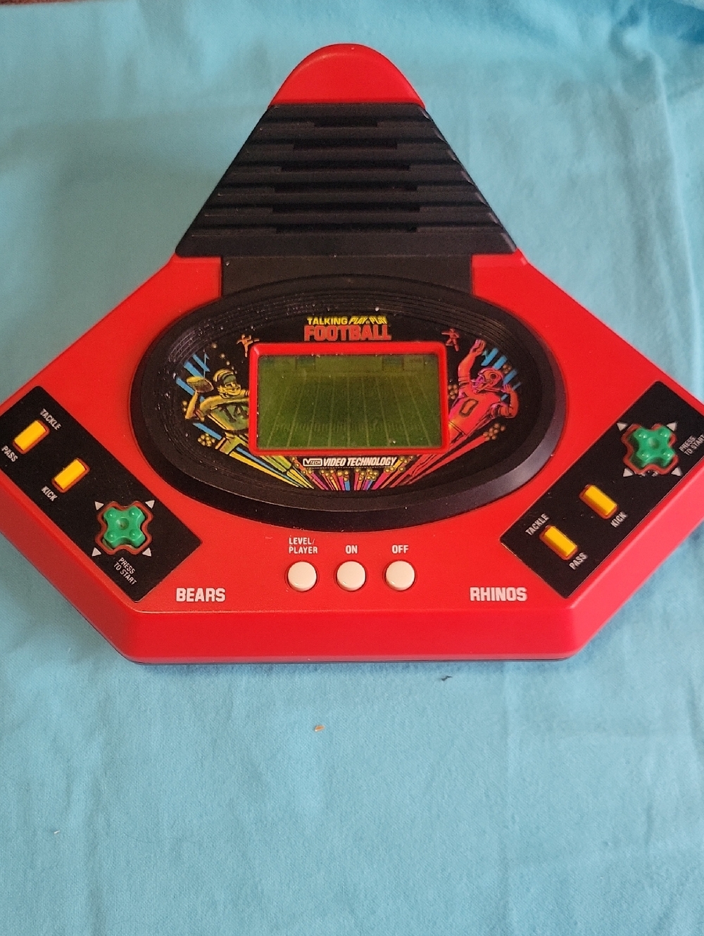 Vintage 1986 Vtech Talking Play by Play Electronic Football Game